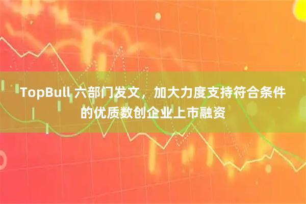 TopBull 六部门发文，加大力度支持符合条件的优质数创企业上市融资